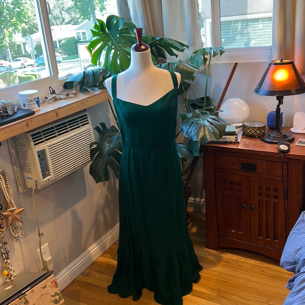 Reformation Celestial Dress Size 12 Green
